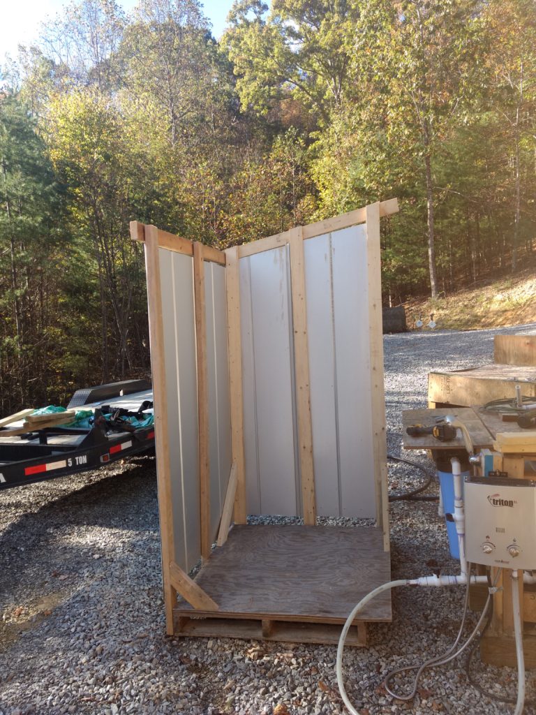 Shower framing